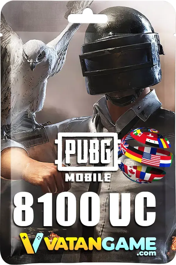 8100 PUBG Mobil UC Unknown Cash Global
